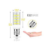 LED Light Bulb E12 4W Daylight White 6000K